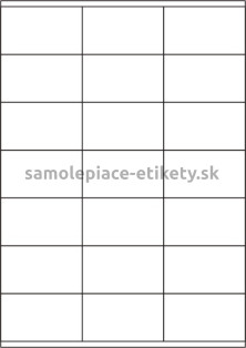 Etikety PRINT 70x41 mm (50xA4) - transparentná lesklá polyesterová inkjet fólia