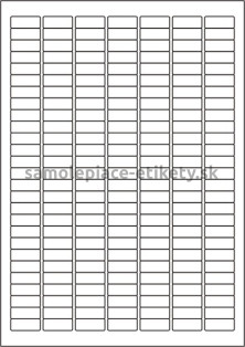 Etikety PRINT 25,4x10 mm (100xA4) - krémový štruktúrovaný papier