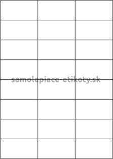 Etikety PRINT 70x37 mm (100xA4) - krémový štruktúrovaný papier