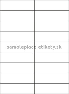 Etikety PRINT 105x32 mm (1000xA4) - krémový štruktúrovaný papier