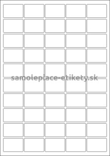 Etikety PRINT 38,5x25,4 mm (100xA4) - krémový štruktúrovaný papier
