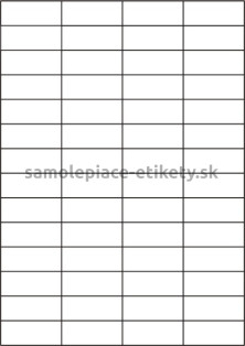 Etikety PRINT 52,5x21,2 mm (100xA4), 56 etikiet na hárku - biely štruktúrovaný papier