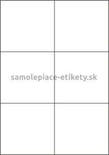 Etikety PRINT 105x99 mm (100xA4) - biely štruktúrovaný papier
