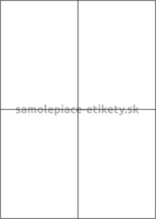 Etikety PRINT 105x148 mm (100xA4) - biely metalický papier