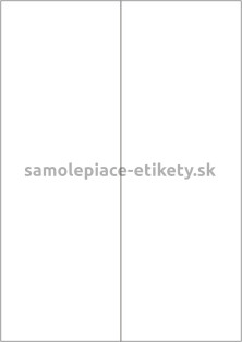 Etikety PRINT 105x297 mm (100xA4) - biely metalický papier