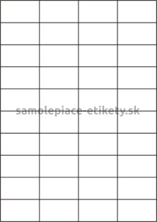 Etikety PRINT 52,5x29,7 mm (100xA4) - hnedý prúžkovaný papier