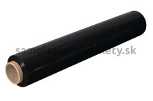 Čierna fixačná stretch fólia 500 mm / 23 µm / 1,8 kg, dutinka 240 g, návin 150 m