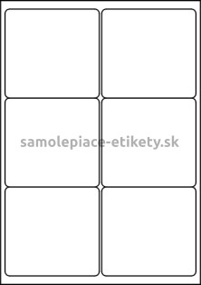 Etikety PRINT 99,1x93,1 mm biele (balenie 100xA4)