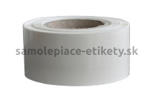 Etikety na kotúči kruh 25 mm polypropylenové transparent. lesklé (40/4000)