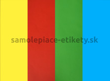 Etikety PRINT 38x21,2 mm farebné pastelové (100xA4), ostré rohy